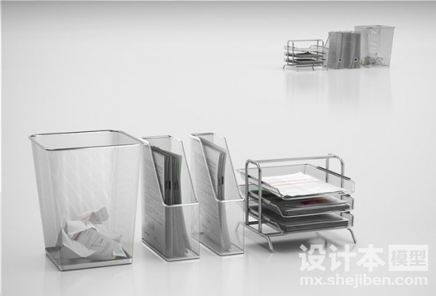 办公用品3d模型下载