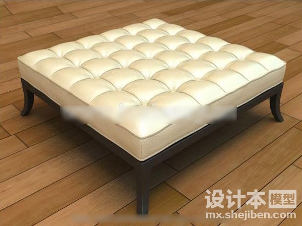 沙发凳3d模型下载