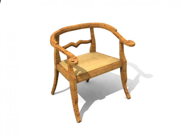 休闲椅3d模型下载