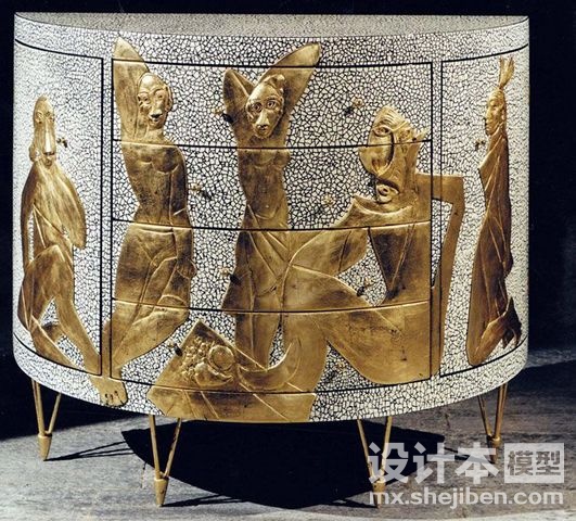 床头柜3d模型下载