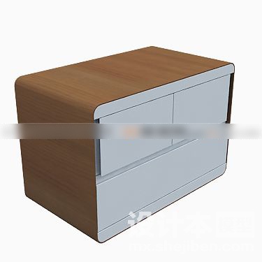 床头柜3d模型下载