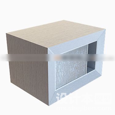 床头柜3d模型下载