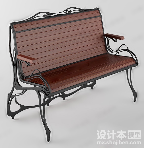 室外椅子3d模型下载