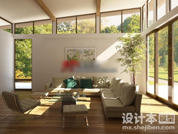 沙发组合3d模型下载