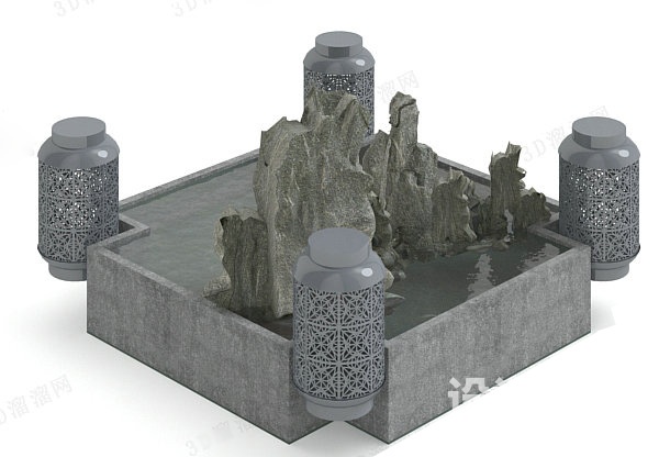 景观3d模型下载