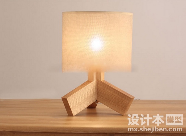 台灯3d模型下载