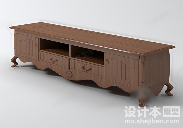 电视柜3d模型下载