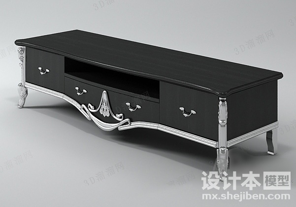 电视柜3d模型下载