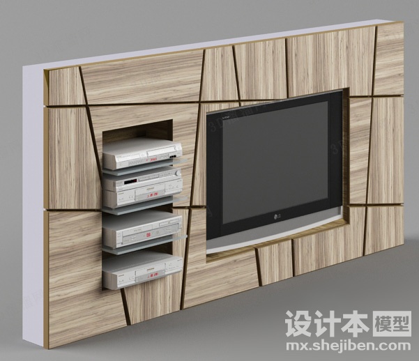 电视柜3d模型下载