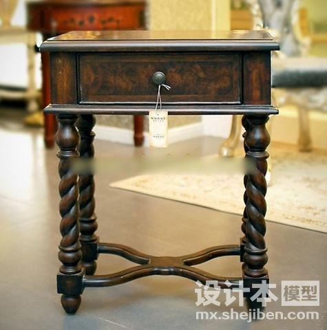 床头柜3d模型下载