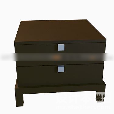 床头柜3d模型下载