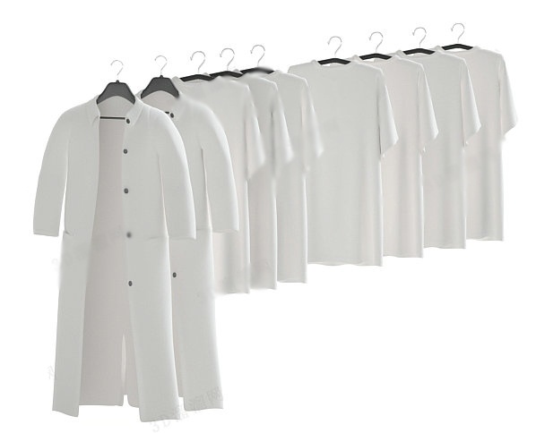 服装3d模型下载