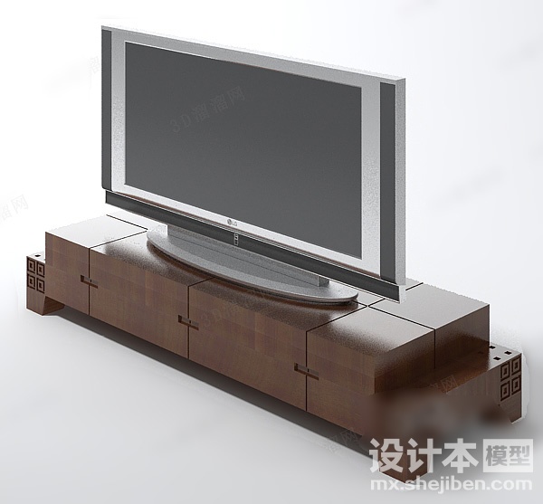 电视柜3d模型下载