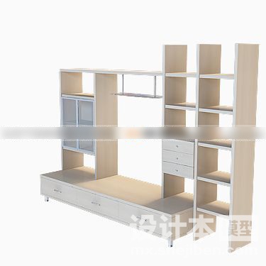 电视柜3d模型下载