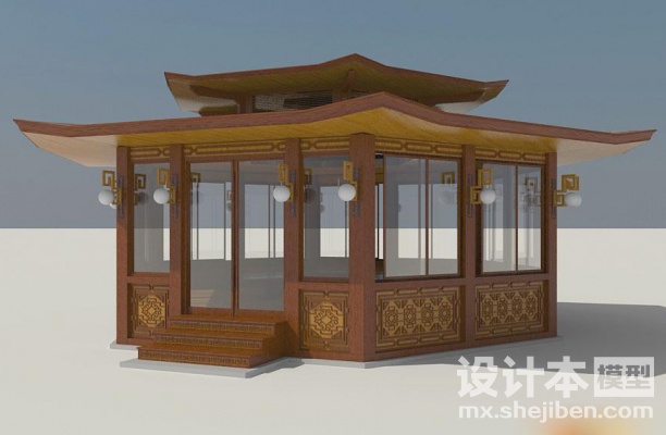 室外建筑3d模型下载
