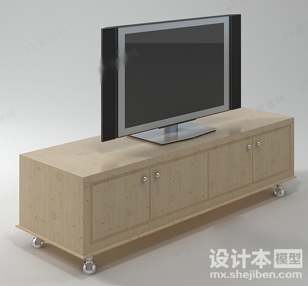 电视柜3d模型下载