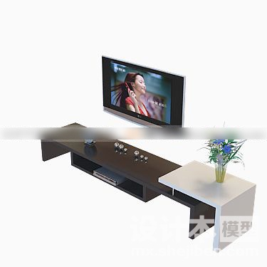 电视柜3d模型下载