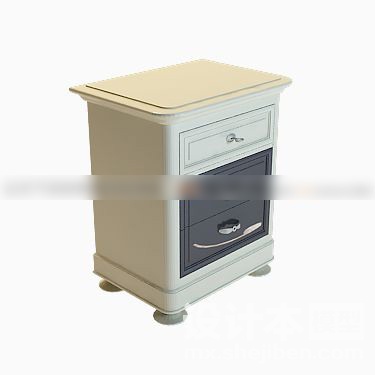 床头柜3d模型下载