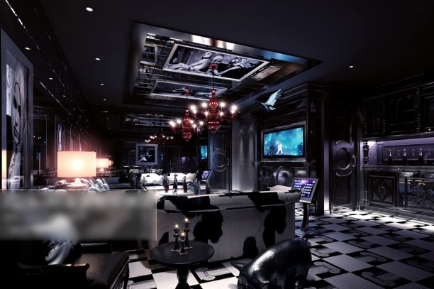 会所3d模型下载