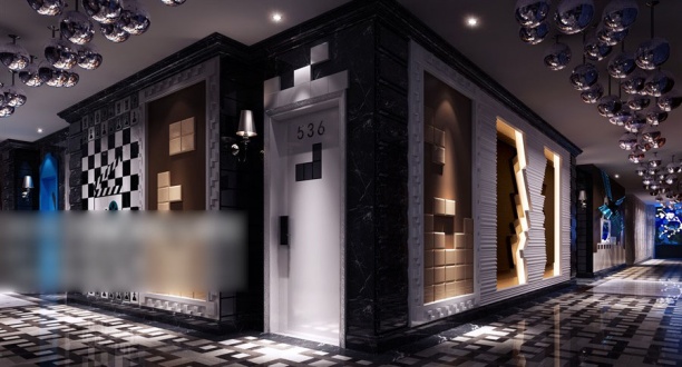 酒店走廊3d模型下载