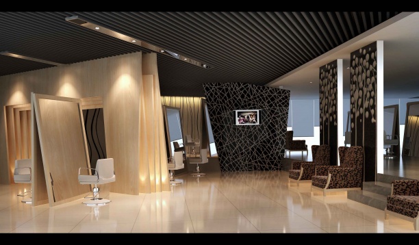 美发沙龙3d模型下载