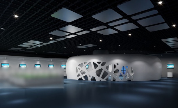 工装大厅3d模型下载