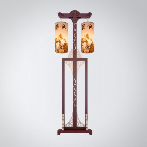 2015cad三维中式灯3d模型下载