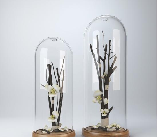 玻璃花艺3d模型下载