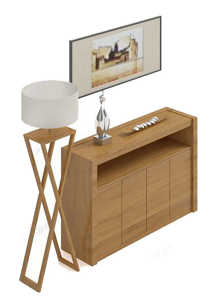 玄关厅柜免费3d模型下载