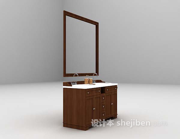 洗面盆推荐3d模型下载