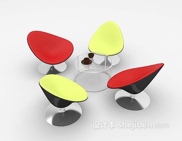个性家居椅3d模型下载