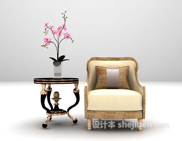 休闲椅推荐3d模型下载