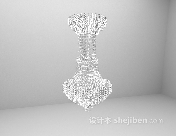 欧式吊灯欣赏3d模型下载
