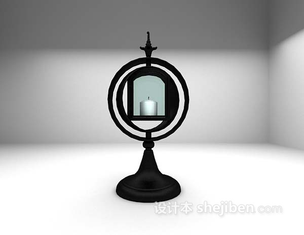 欧式烛台灯推荐3d模型下载