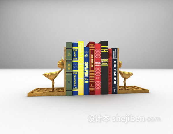 小型书架3d模型下载