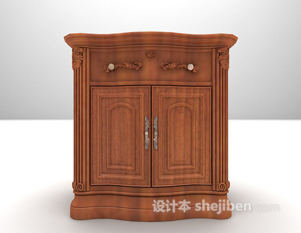 欧式边柜推荐3d模型下载