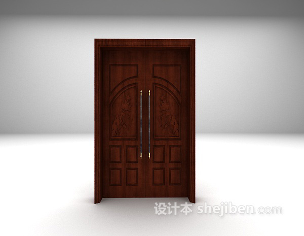 欧式木门3d模型下载