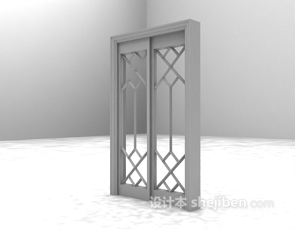 推拉门推荐3d模型下载