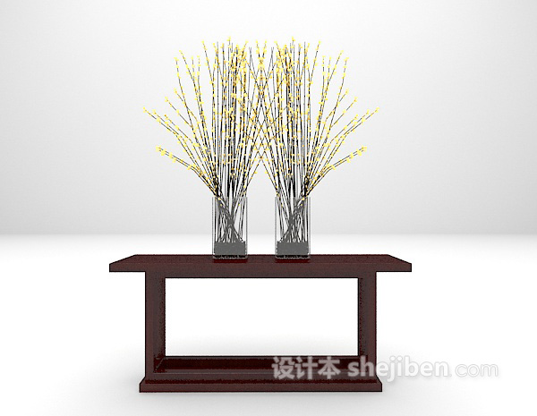 现代边几3d模型下载