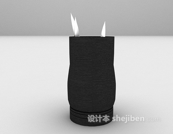 笔筒3d模型下载