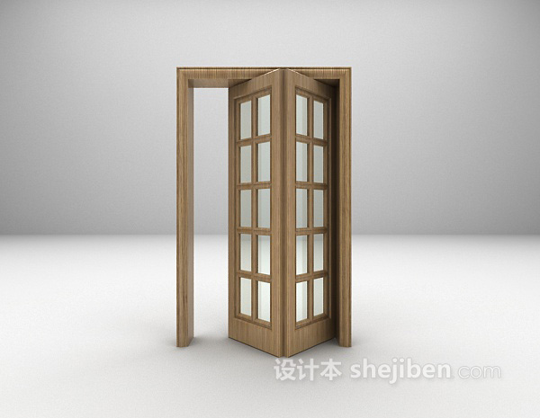 灰色门免费3d模型下载