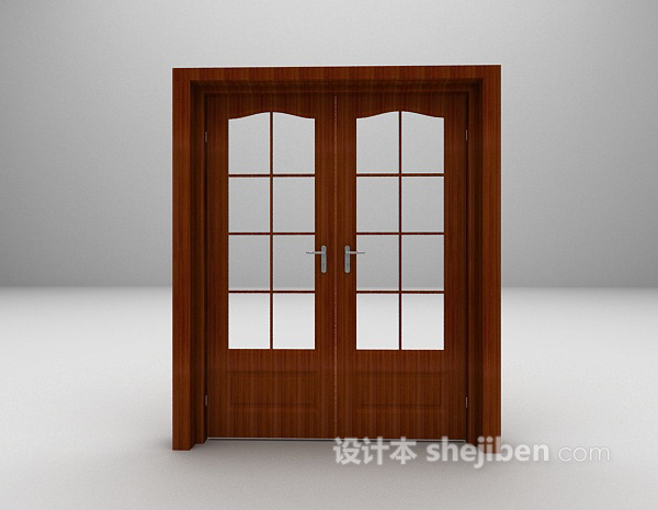 木质门免费3d模型下载