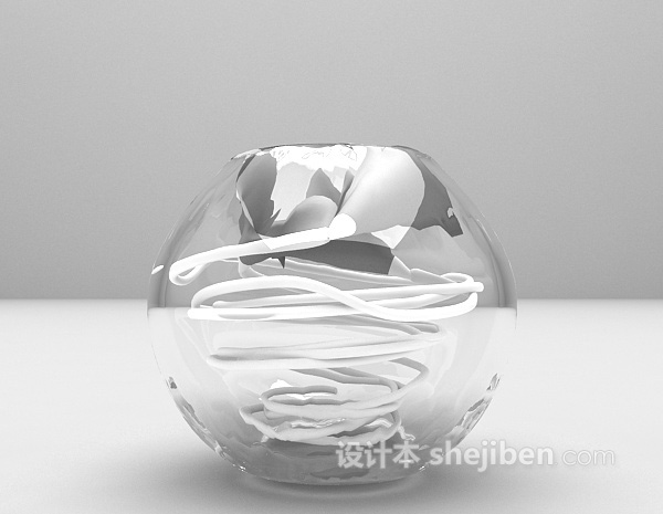 鱼缸3d模型下载
