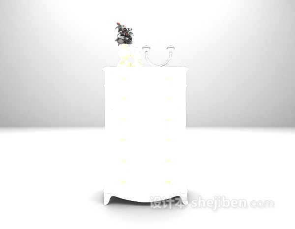 边柜max3d模型下载