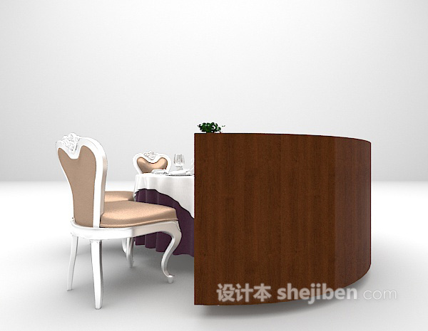 2015欧式餐桌组合欣赏3d模型下载