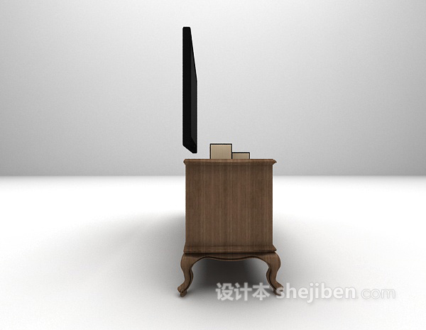 欧式复古电视柜推荐3d模型下载
