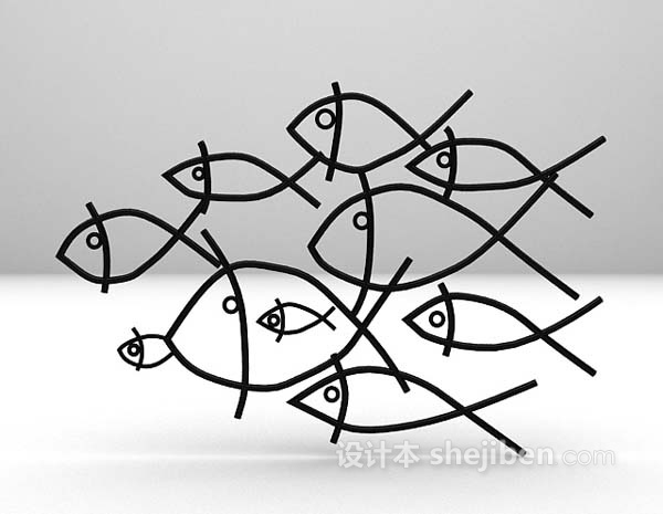 室内摆设品3d模型下载