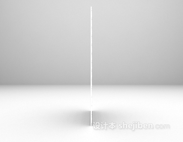 白色屏风推荐3d模型下载