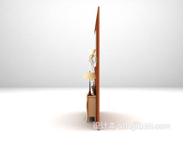 背景墙3d模型下载