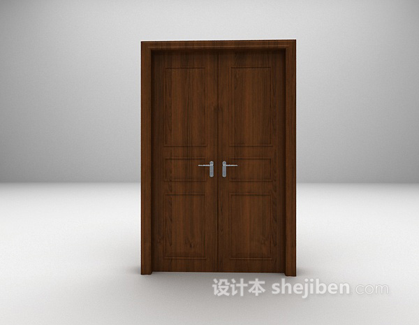 现代门3d模型下载